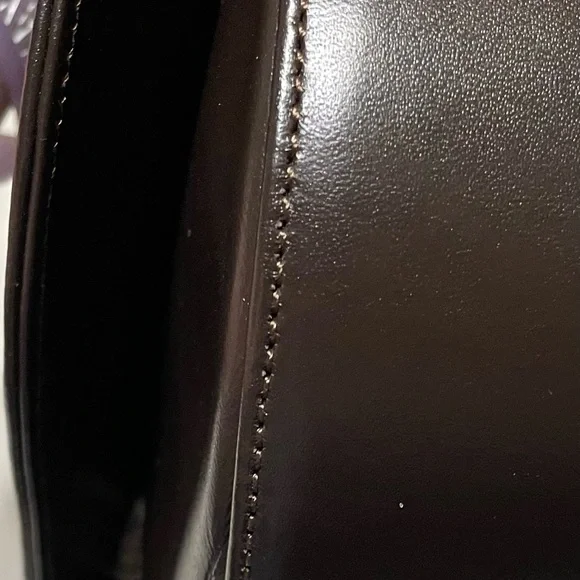 Bally Vintage Authentic Chocolate Brown Leather Shoulder Bag - Picture 6 of 13